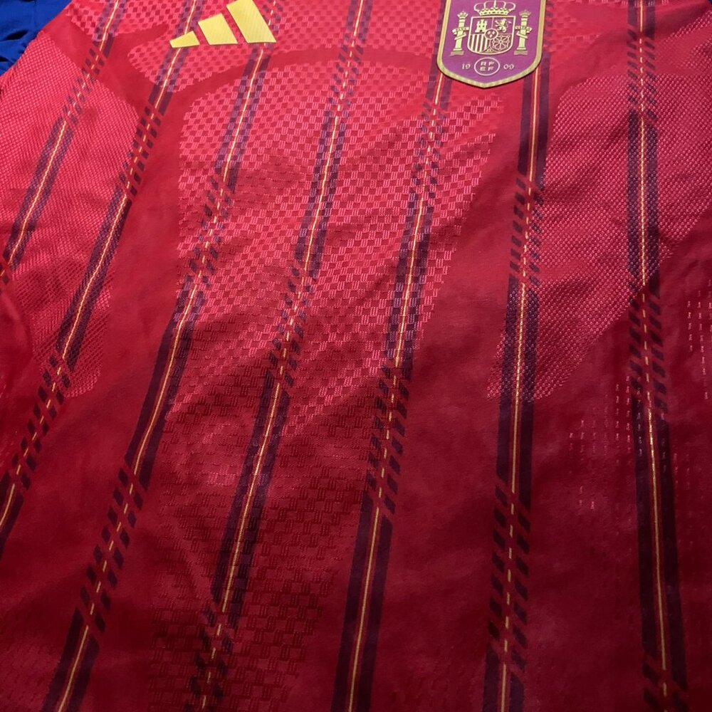 Spain 2026 World Cup Jersey Player Version Size L Slim fit - Picture 2 of 3